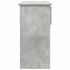 Mesa consola con cajones gris hormigón 85,5x38,5x74,5