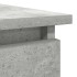 Mesa consola con cajones gris hormigón 85,5x38,5x74,5