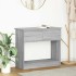 Mesa consola con cajones Sonoma gris 85,5x38,5x74,5