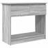 Mesa consola con cajones Sonoma gris 85,5x38,5x74,5