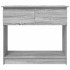 Mesa consola con cajones Sonoma gris 85,5x38,5x74,5