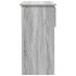 Mesa consola con cajones Sonoma gris 85,5x38,5x74,5