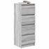 Aparador Sonoma gris 37,5x35x99 cm madera de