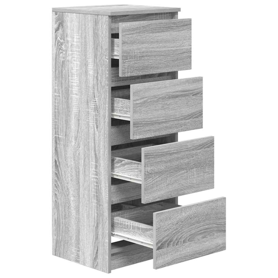 Aparador Sonoma gris 37,5x35x99 cm madera de