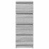 Aparador Sonoma gris 37,5x35x99 cm madera de