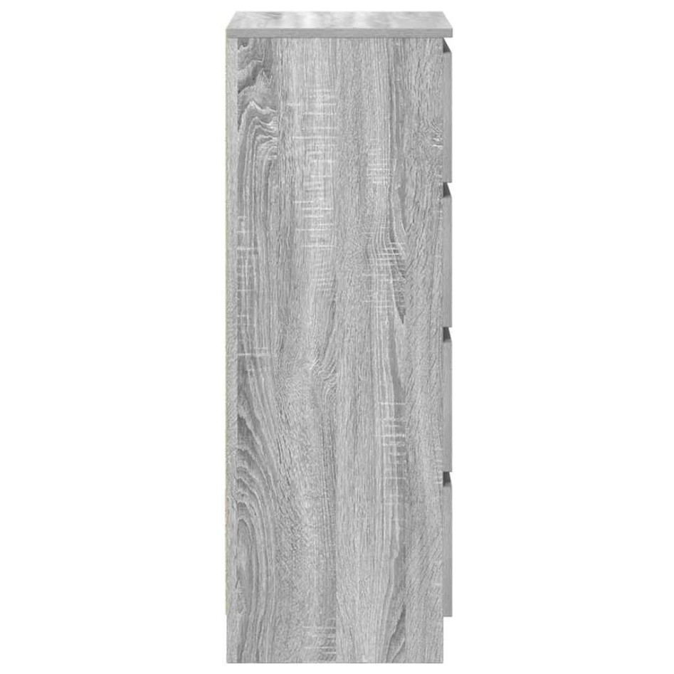 Aparador Sonoma gris 37,5x35x99 cm madera de
