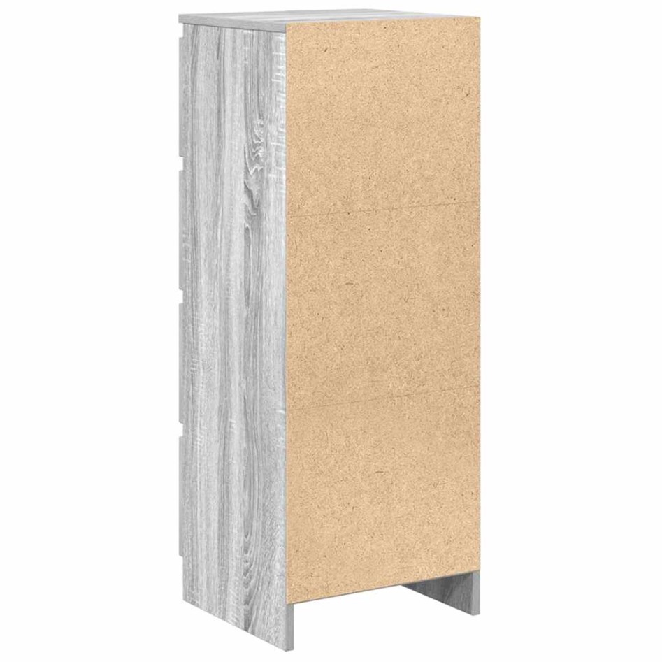 Aparador Sonoma gris 37,5x35x99 cm madera de