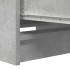 Aparador contrachapada gris 37,5x35x76 cm madera