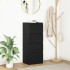 Aparador roble negro 37,5x35x76 cm madera
