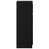 Aparador roble negro 37,5x35x76 cm madera