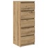 Aparador con cajones roble artesanal 37,5x35x99