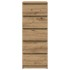 Aparador con cajones roble artesanal 37,5x35x99