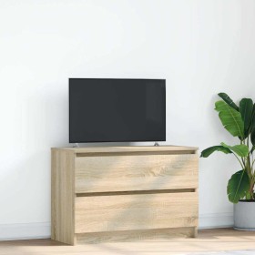 Mueble de TV roble Sonoma 80x35x54 cm madera de