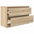 Mueble de TV roble Sonoma 80x35x54 cm madera de