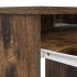 Escritorio roble ahumado 86x49x76 cm madera de