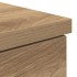 Escritorio de madera de ingeniería roble artisan 86x49x76