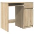 Escritorio roble Sonoma 86x49x76 cm madera de