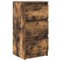 Aparador roble ahumado 37,5x35x76 cm madera de