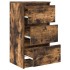Aparador roble ahumado 37,5x35x76 cm madera de