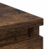Aparador roble ahumado 37,5x35x76 cm madera de