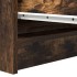 Aparador roble ahumado 37,5x35x76 cm madera de