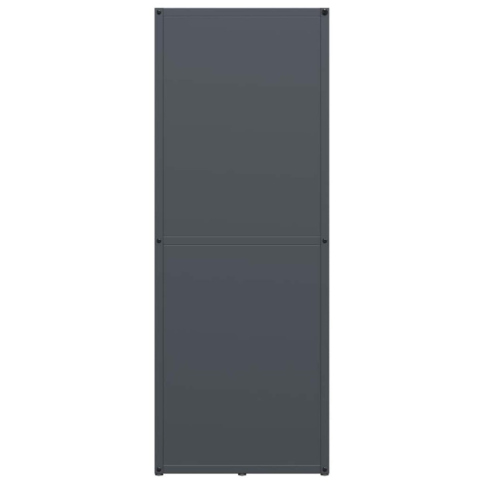 Leñero antracita 40x30x80 cm Acero laminado en