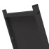 Leñero negro 69,5x35x81 cm Acero laminado en