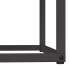 Leñero negro 69,5x35x81 cm Acero laminado en