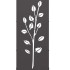 Leñero negro 40x30x80 cm Acero laminado en