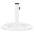 Base de sombrilla de hierro fundido blanco 40x40x32