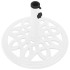 Base de sombrilla de hierro fundido blanco 40x40x32