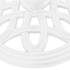 Base de sombrilla de hierro fundido blanco 40x40x32