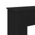 Borde de chimenea roble negro 90x30x90 cm madera