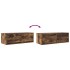 Muebles de TV 2 uds madera ingeniería color roble 80x31x25,5