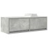 Muebles de TV 2uds madera ingeniería gris hormigón