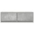 Muebles de TV 2uds madera ingeniería gris hormigón