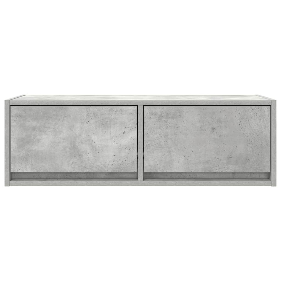 Muebles de TV 2uds madera ingeniería gris hormigón