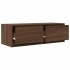 Mueble de TV madera contrachapada roble marrón 80x31x25,5