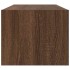 Mueble de TV madera contrachapada roble marrón 80x31x25,5