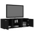 Mueble de TV madera contrachapada negra 120x34x37