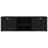 Mueble de TV madera contrachapada negra 120x34x37