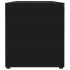 Mueble de TV madera contrachapada negra 120x34x37