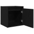 Mesillas de noche de pared 2 uds. Color negro 38x34x40