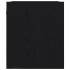 Mesillas de noche de pared 2 uds. Color negro 38x34x40