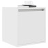 Mesillas de noche de pared 2 uds blanco 38x34x40