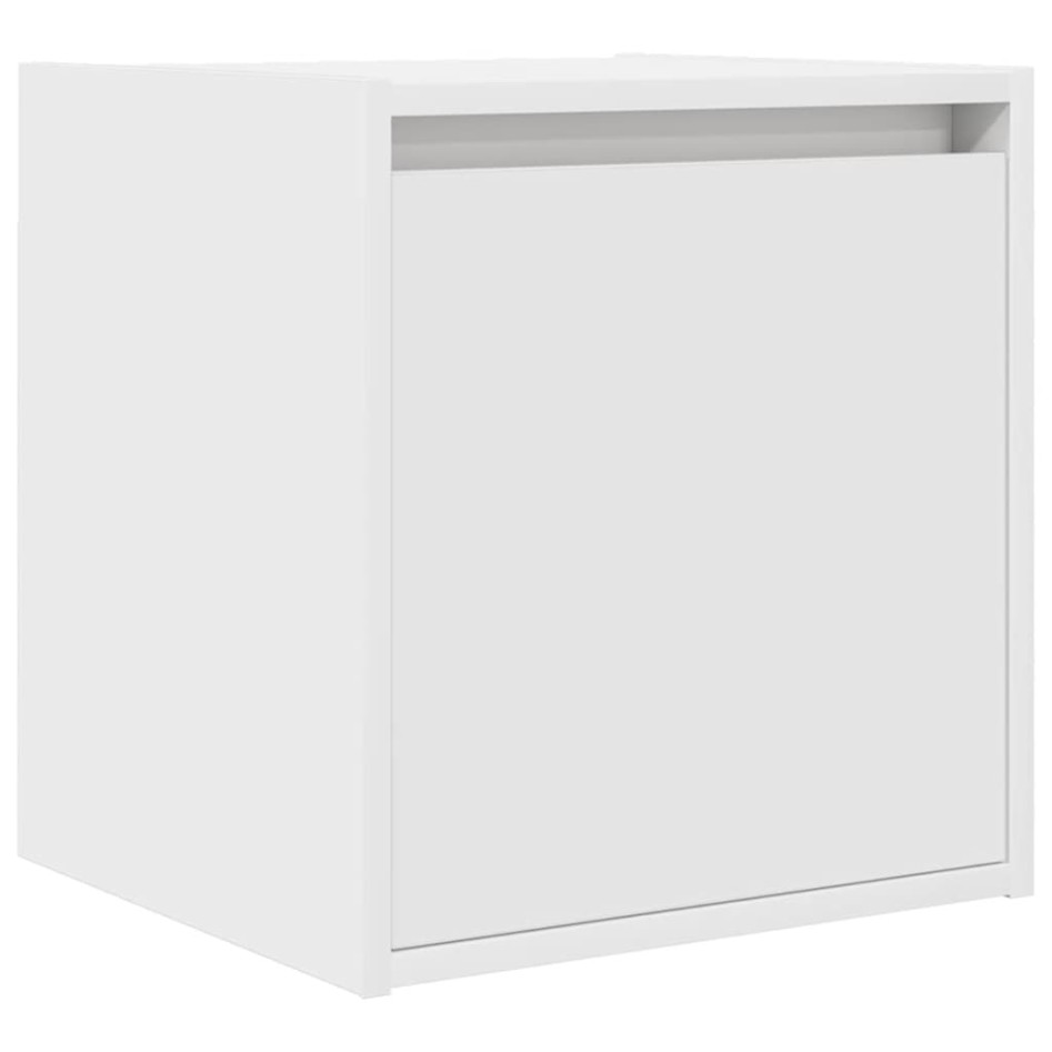 Mesillas de noche de pared 2 uds blanco 38x34x40