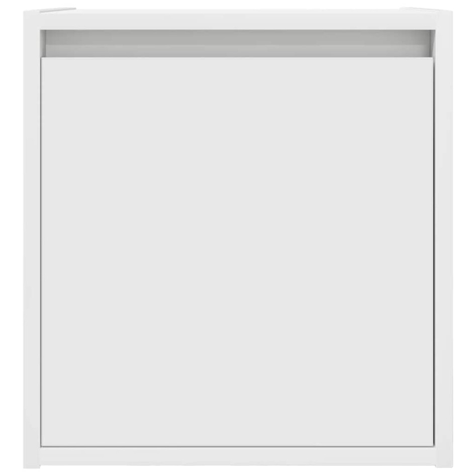 Mesillas de noche de pared 2 uds blanco 38x34x40