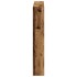 Cabecero de cama con LED madera vieja 100x17x102