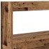 Cabecero de cama con LED madera vieja 100x17x102