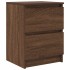Mueble de TV de madera de roble marrón 40x35x54